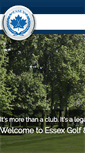 Mobile Screenshot of essexgolf.com